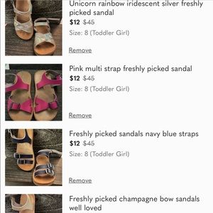 freshly picked sandal bundle